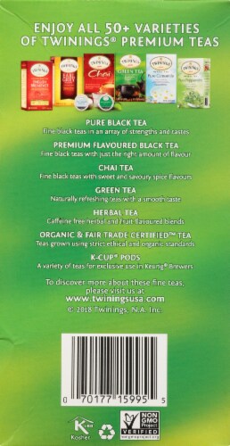 Twinings of London Green Tea Bags Perspective: right