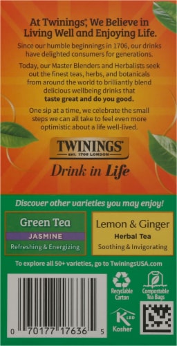 Twinings Of London® Pure Green Tea Bags Perspective: right