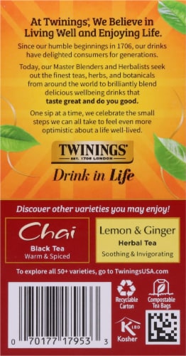 Twinings of London® French Vanilla Chai Tea Bags Perspective: right