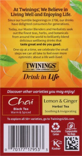 Twinings of London® French Vanilla Chai Tea Bags Perspective: right