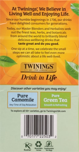 Twinings® of London Pure Peppermint Herbal Tea Perspective: right