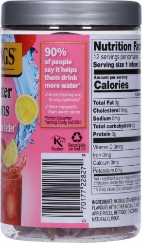 Twinings Of London Nfuse Strawberry & Lemon Water Enhancers Perspective: right