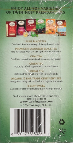 Twinings Of London 100% Pure White Tea Bags Perspective: right