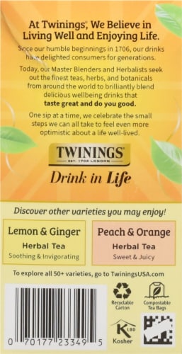 Twinnings® Mango & Pineapple Herbal Tea Bags Perspective: right