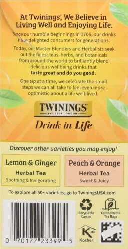 Twinnings® Mango & Pineapple Herbal Tea Bags Perspective: right