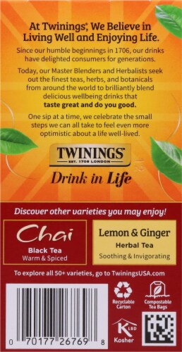 Twinings of London® Pumpkin Spice Chai Tea Perspective: right
