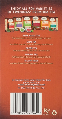 Twinings Of London Organic Rooibos Herbal Tea Bags Perspective: right