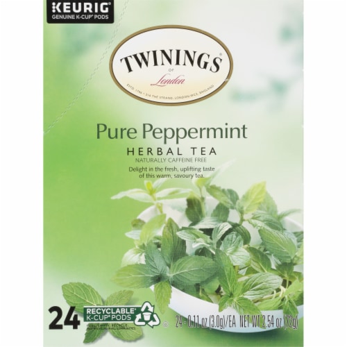 Twinings® of London Pure Peppermint Herbal Tea K-Cup Pods Perspective: right