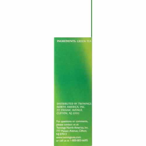 Twinings of London Green Tea Bags Perspective: right