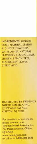 Twinings of London® Lemon & Ginger Herbal Tea Bags Perspective: right