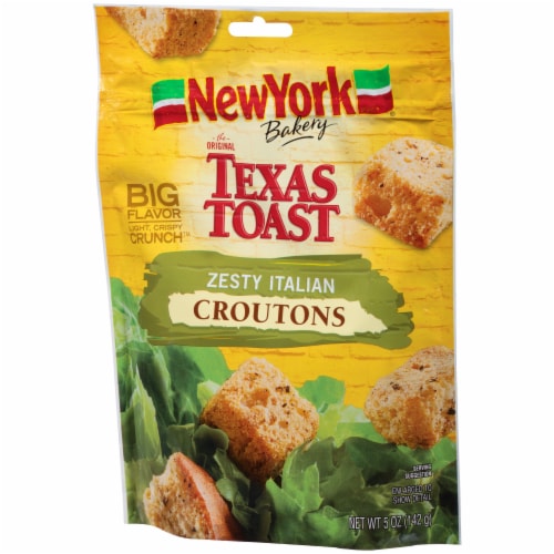 New York Bakery Texas Toast Zesty Italian Croutons Perspective: right