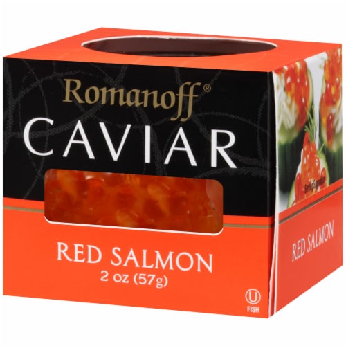 Romanoff Red Salmon Caviar Perspective: right