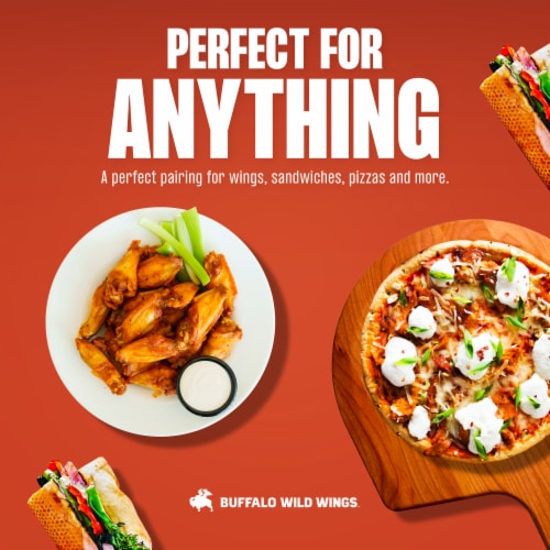 Buffalo Wild Wings Medium Buffalo Sauce Perspective: right