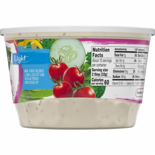 Marzetti Light French Onion Veggie Dip Perspective: right