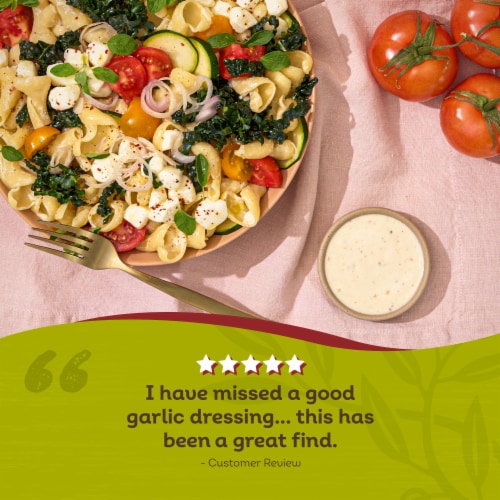 Olive Garden Creamy Garlic Dressing Perspective: right