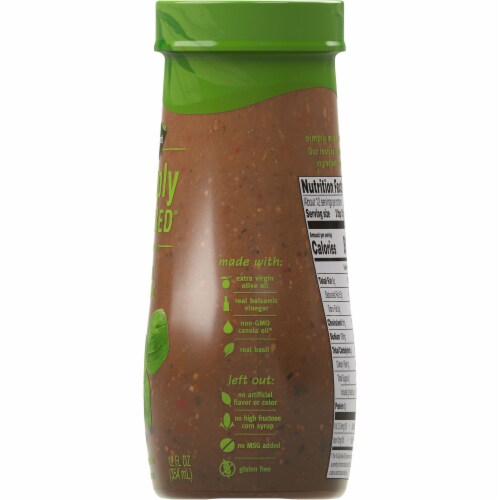 Marzetti Simply Dressed Basil Balsamic Vinaigrette Dressing Perspective: right
