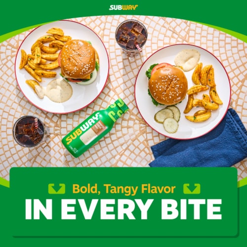 Subway Roasted Garlic Aioli Sauce Perspective: right