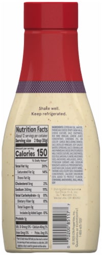 Chick-fil-A Parmesan Caesar Dressing Perspective: right