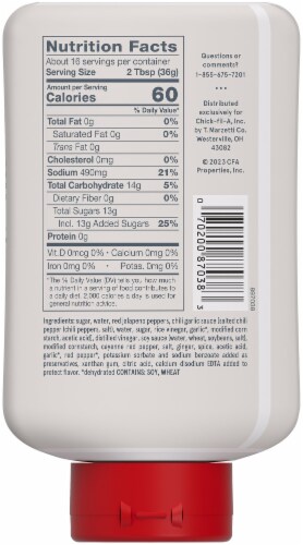 Chick-Fil-A Sweet & Spicy Sriracha Sauce Perspective: right