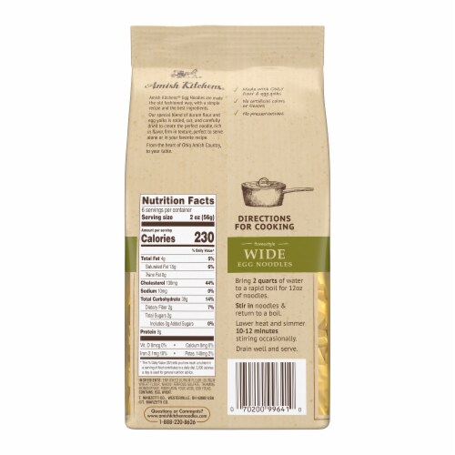 Amish Kitchens® Homestyle Wide Egg Noodles Perspective: right