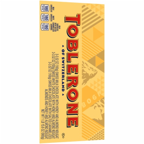 Toblerone Swiss Milk Chocolate with Honey/Almond/Nougat 100g (Toblerone)