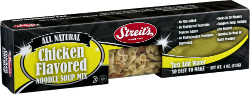 Streit's All Natural Chicken Flavored Noodle Soup Mix Perspective: right