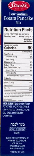 Streit's Low Sodium Potato Pancake Mix Perspective: right