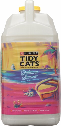 Purina® Tidy Cats® Bahama Sunset® Clumping Cat Litter Perspective: right