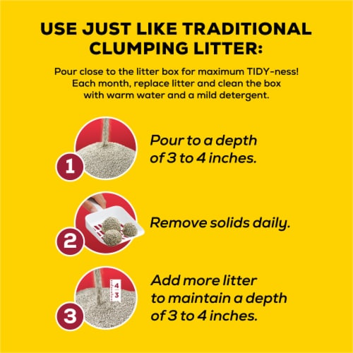 Tidy Cats LightWeight 24/7 Performance Clumping Multi Cat Litter Perspective: right