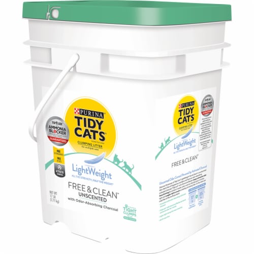 Tidy Cats Light Weight Free & Clean Unscented Clumping Cat Litter Perspective: right