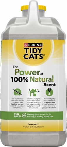 Tidy Cats® Naturally Strong® Clean Lemongrass Clumping Litter Perspective: right