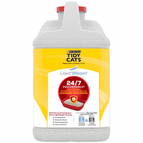 Tidy Cats LightWeight 24/7 Performance Clumping Multi-Cat Litter Perspective: right