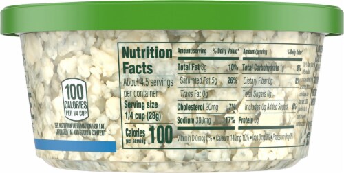 Athenos Crumbled Blue Cheese Perspective: right