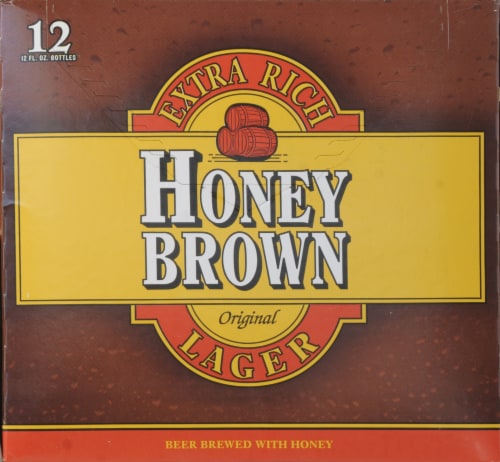 Dundee's Honey Brown Lager Perspective: right