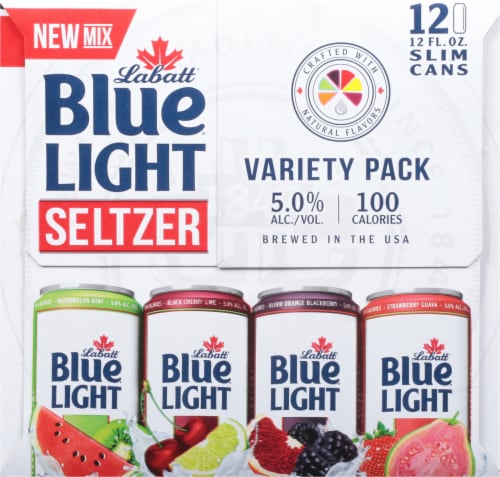 Labatt® Blue® Light Hard Seltzer Variety Pack Perspective: right