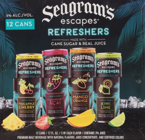 Seagram's Escapes® Refreshers Tropical Series Variety Pack Perspective: right