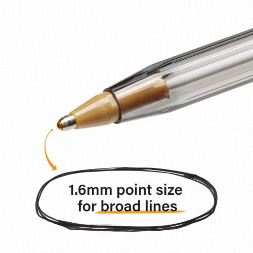 BIC® Cristal® Xtra Bold Ball Point Pens - Assorted Perspective: right