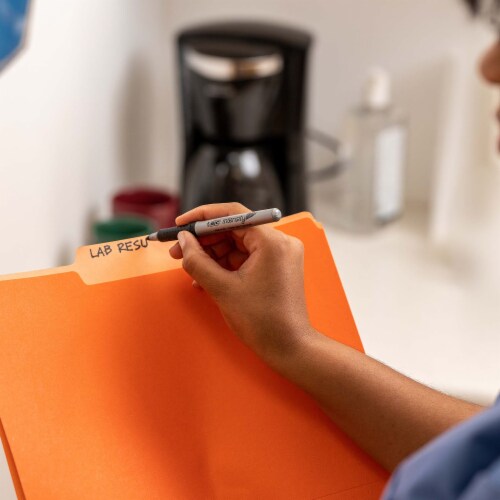 BIC® Intensity Permanent Markers, Fine Point, Assorted Colors, 12 Count Perspective: right