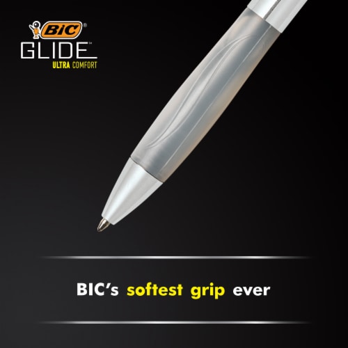 BIC® Glide™ Ultra Comfort Ball Point Pen - Black Perspective: right