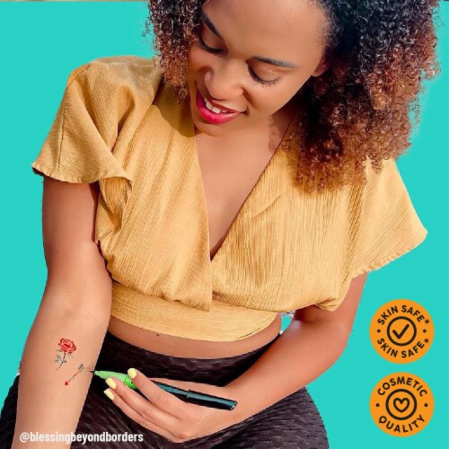 EXPRESS YOURSELF ON SKIN WITH BODYMARK BY BIC TEMPORARY TATTOO