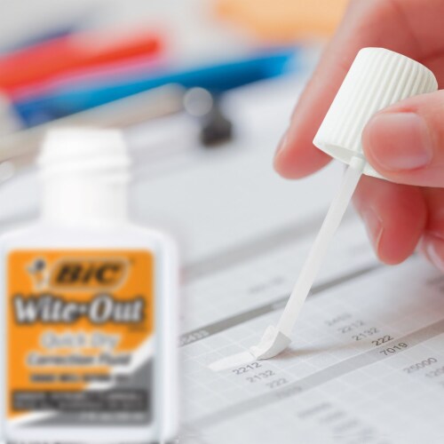  BIC Wite-Out Quick Dry Correction Fluid, 20 ml : White Out :  Office Products