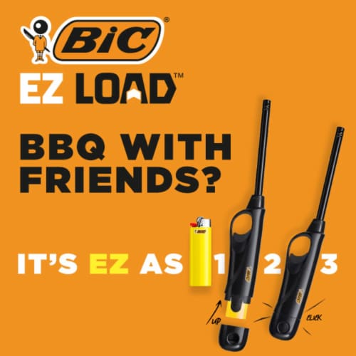 BIC® EZ LOAD™ Reloadable Lighter Perspective: right