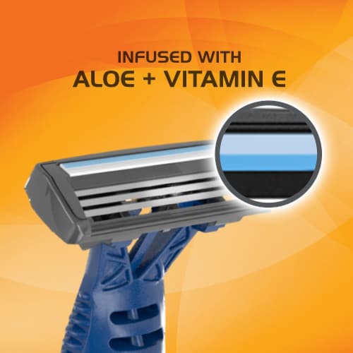 BIC® Comfort 3 Advance® Disposable Razors Perspective: right