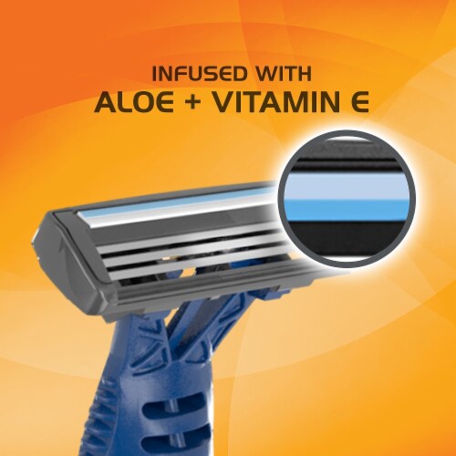 BIC® Comfort 3 Advance® Disposable Razors Perspective: right