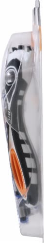 BIC Flex5 Hybrid Men's Disposable Razor + Refills Perspective: right