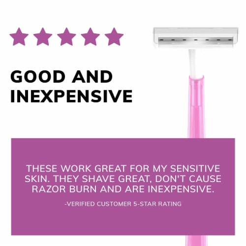 BIC® Silky Touch Disposable Razors Perspective: right