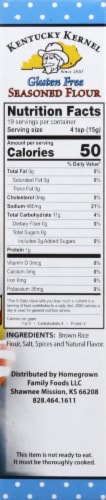 Kentucky Kernel Gluten Free Seasoned Flour Perspective: right