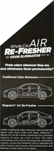Meguiar's Black Chrome Scent Car Air Refresher Perspective: right