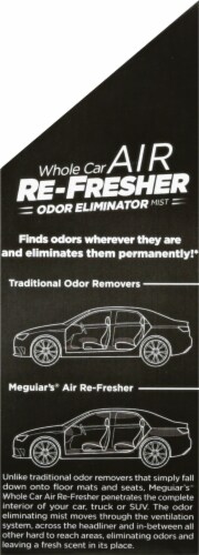 Meguiar's Black Chrome Scent Car Air Refresher Perspective: right