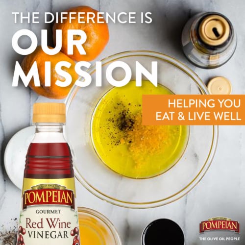 Pompeian® Gourmet Red Wine Vinegar Perspective: right